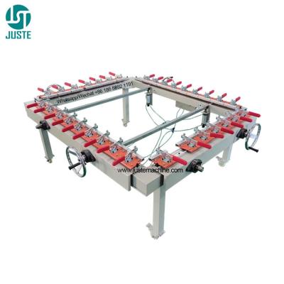 China Schermprinter Stretcher Zilk Screen Printing Handleiding Stretcher Voor Frame Mesh Screen Printer Printing Machine Te koop