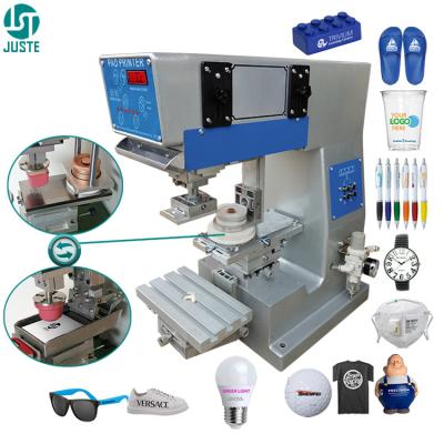 China Single-Color Ink Tray Pad Printer Desktop Economic Aluminium Pad Printing Machine For Tag Less Label Pen Beer Glasses for sale