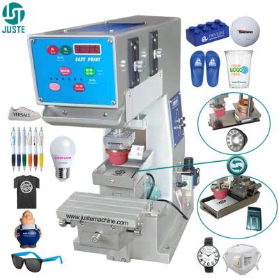 China Tinte Special 1 Color Pad Printer Desktop Flat Malaysia China Pad Printing Machine For LED Bulb T Shirt T-Shirts T-Shirt for sale