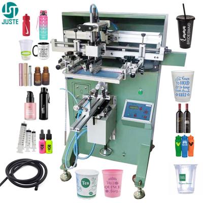 China Plastic tube screen printing machine groot formaat thermoplastische kap kan zijde screen printer voor keramische beker fles Te koop