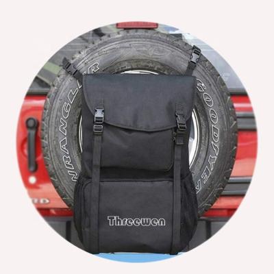 China Threewen SUV Heavy Duty Truck Cargo Storage Bag Off Road Recovery Gear Spare Tire Storage Bag Durable Garbage Bag for sale