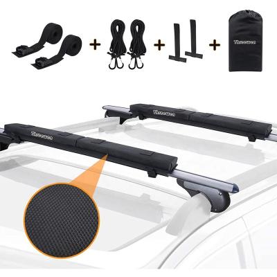 China Protect Car Roof And Cargo Paint Threewen Universal Fit Waterproof Oxford Car Roof Top Rack Pads Soft Cross Bars For Kayak Canoe Surfboard Paddleboard SUP for sale