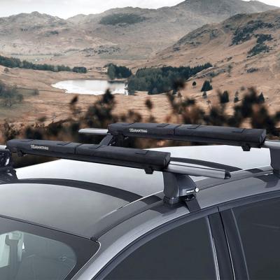 China Protect Car Roof Paint and Cargo Rack Universal Car Roof Rack Protectors Soft Luggage Carrier for Kayak Surfboard with Link Down Straps Roof Rack Protector for sale