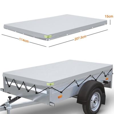 China Universal Heavy Duty Waterproof Oxford Tarpaulin Cover Tarpaulin 214x122cm Transport Trailer Cover Bache Tractor Trailer for sale