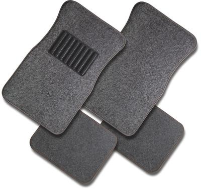 China Low MOQ Anti-skidding.clean car carpet 4pcs universal fitting foot mat for cars for sale