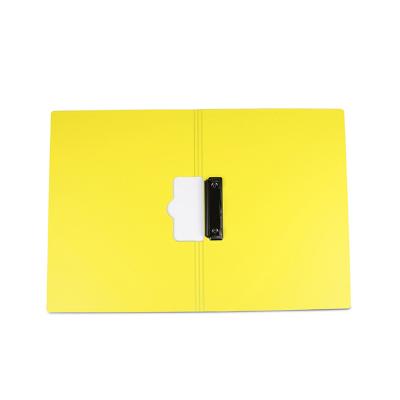 China New Design Recyclable Plastic High Quality Office Simple Flip Pp Plastic Folder Business Horizontal Folder for sale