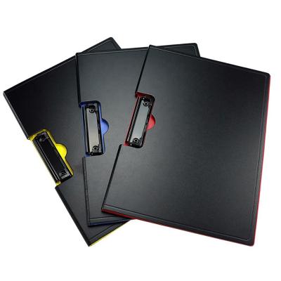 China Factory Recyclable Plastic Custom PP Paging Splint High Quality Folder Meeting File Storage Folder A4 Size Clipboard for sale