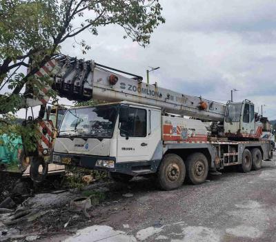 China QY50V de gebruikte Zoomlion-van de de Tweede Handvrachtwagen van de Vrachtwagenkraan 2009 Mobiele Kraan 50 Ton Te koop