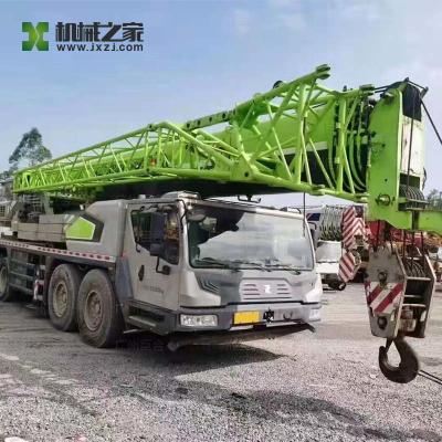 China ZTC80V Zoomlion Camión usado Grúas 80ton 49m Segunda mano Camiones grúa en venta