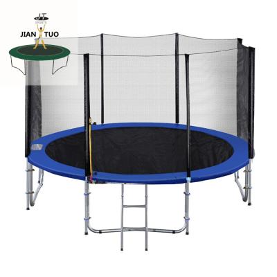 China With protective net JianTuo sports manufactures outdoor trampoline trampoline wholesale for sale