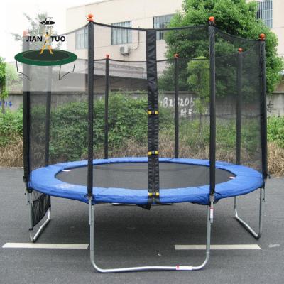 China Trampoline With Safety Net JianTuo Sports 10FT Large Jumping Trampoline With Trampoline Safety Net for sale