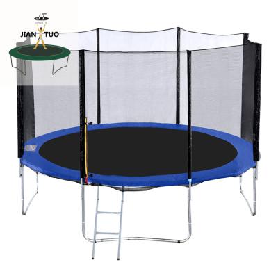 China With JianTuo Sports TUV GS CE Certificate 6FT 8FT Protective Net Round 10FT Trampoline for sale