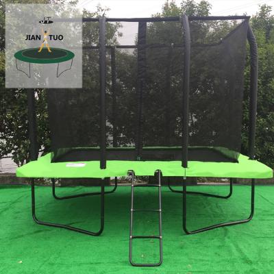 China JianTuo 7X10FT Gymnastic Trampoline Springs Rectangle Professional Outdoor Trampoline for sale