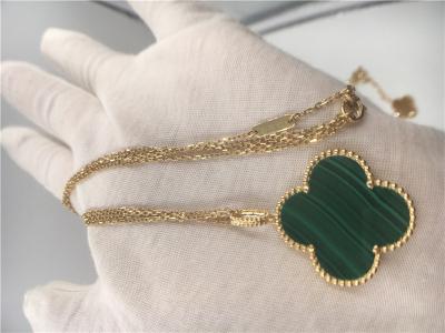 Cina Nessun elegante fatto a mano magico di Alhambra della collana dell'oro del diamante 18K per la ragazza in vendita