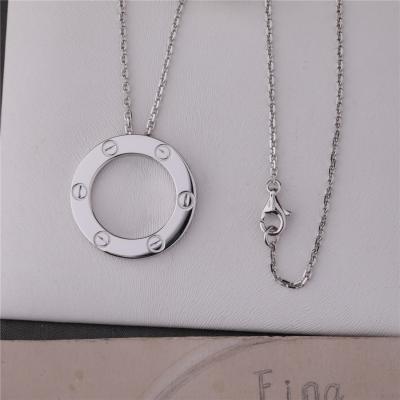 China Oro blanco de lujo clásico B7014300 del collar 18K del amor de la joyería en venta