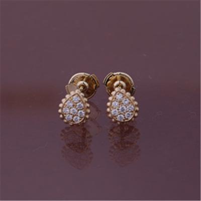 China El oído fino francés del adorno de Bohème XS de la serpiente de la joyería del oro tachona en los pendientes rosados JCO01362 del oro en venta