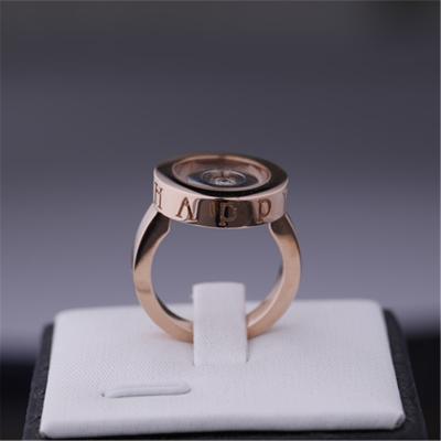 China Geist-Ring Ins 18k Rose Gold White Gold With Chopard glücklicher Diamant zu verkaufen