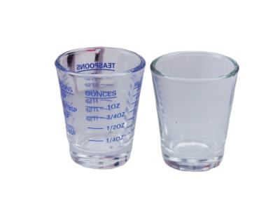 China Viable Different Size Glass Measuring Cup With Scale For Kitchen for sale