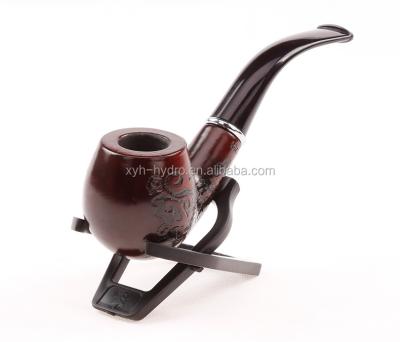 China wooden & Acrylic Wood Color Wooden Smoking Pipe for sale