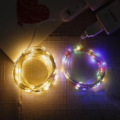 China Romantic Holiday Wedding Party Decoration LED Fairy Lights 3/5/10/20/30/40M USB Operated Copper Wire Light for sale