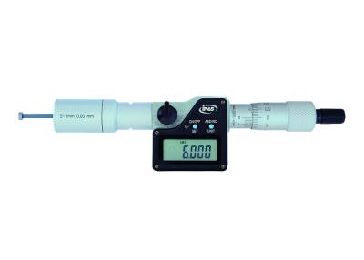 Cina 5-6mm IP65 Carbide Tipped Digital 3 Point Micrometer per il diametro interno in vendita