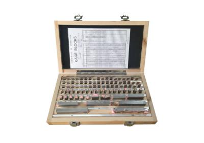 China 87Pcs Steel Metric Rectangular Gage Block Set With DIN 861 Standard for sale