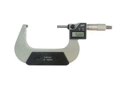 China High Accuracy IP65 Protected 75-100mm Digital Outside Micrometer with Carbide Measuring Faces en venta