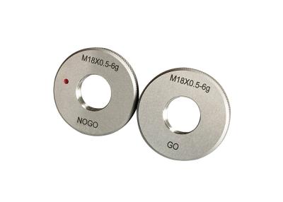 China M18.0 Metric Thread Ring Gauge GO and NOGO Types for Thread Testing Products à venda