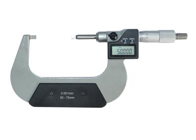 China 50-75mm Blade Micrometer with Carbide Anvil for Measuring Inner and Outer Diameters for sale