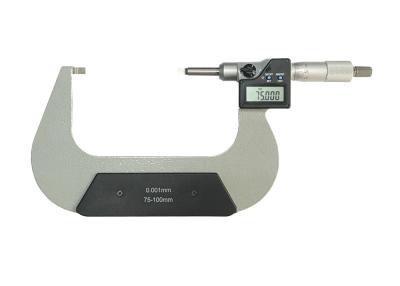 China 75-100mm Blade Micrometer with Hardened and Ground Spindle for Durable Measurements for sale