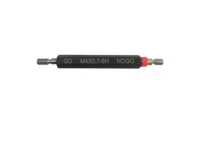 China GO and NOGO M4.0 Metric Plug Gauge with Pitch 0.7 for Threaded Parts Inspection for sale