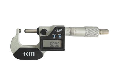 China 0-1'' IP65 Digital Tube Micrometer With Ball And Flat Measuring Face In Fitted Case for sale