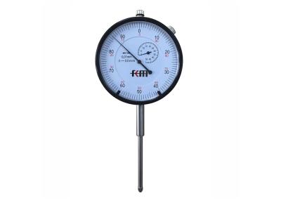 China 0-50mmx0.01mm Grote diameter Dial Indicator Gauge voor gemakkelijker lezen Te koop