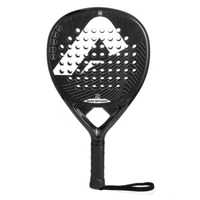 China Carbon Fiber AMA SPORT 3K Carbon Paddle Racket Padel Tennis Racket / Shovel / Bat for sale