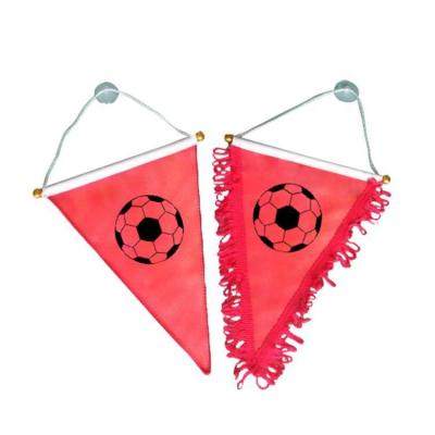 China Healthcare Institutes Customized Soccer Gift Flag Football Club Swap Pennants Clubs Swap Flag For Soccer Team for sale