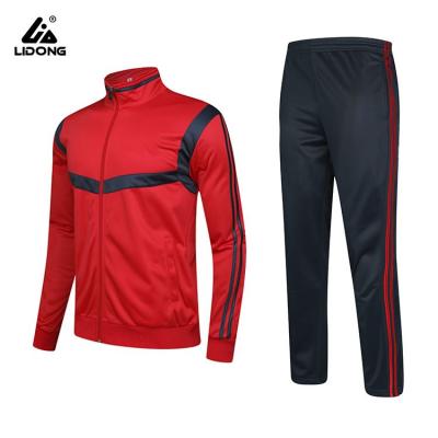 China Wholesale Custom Antibacterial Soccer Training Sportswear , Club Good Quality Mens Team Training Single Jogging Tracksuit for sale