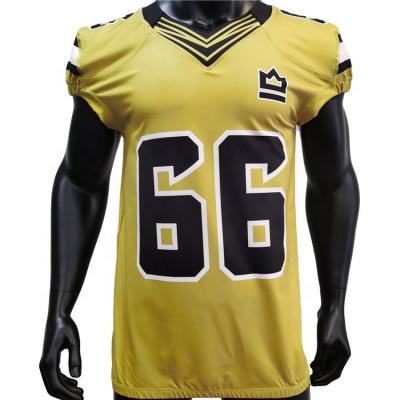 China Antibacterial Sports Fitness Customized Design Logo Sublimation Printing Tank Tops American Football Wear for sale