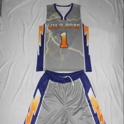 China CUSTOM SUBLIMATED BASKETBALL TEAM UNIFORMS BASKETBALL UNIFORMS Antibacterial for sale