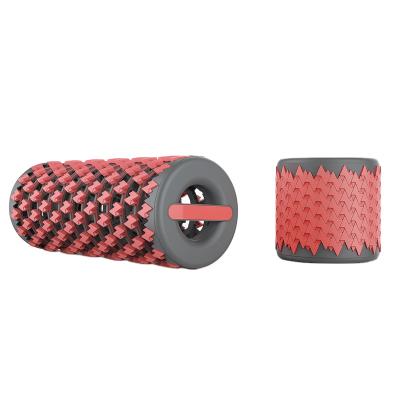 China Folding Axis Portable Portable Extension Type Foam Roller Yoga Pilates Massage Relaxer Muscle Foam Roller for sale