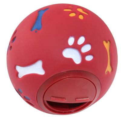 China Interactive Sustainable Pet Toys Food Leak Ball Rubber Dog Snake Ball Pet Toys Chew Ball IQ Exercise Toys For Dog for sale