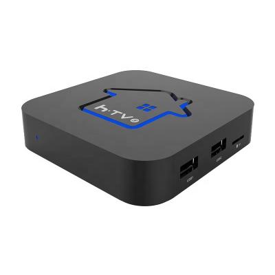 China Brazilian HD TV HTV 6 TV Box With Android 7.1.1 Smart TV BOX Amlogic Quad - Cord ARM A53 Portugal Brazil Box for sale