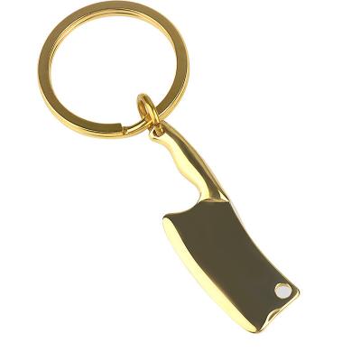 China Creative Brass Men's And Women's Kitchen Goods Automatic Pure Brass Key Chain Waist Hook Drop Pendant Gadgets That Knife for sale