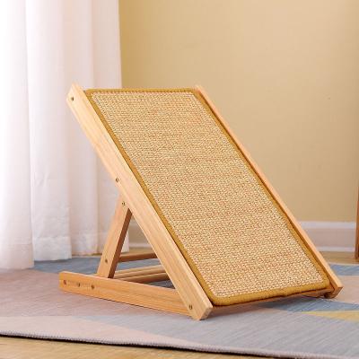 China Sustainable cat scratching board in a multi-angle adjustment vertical wall grinding claw resistant to bite for sale