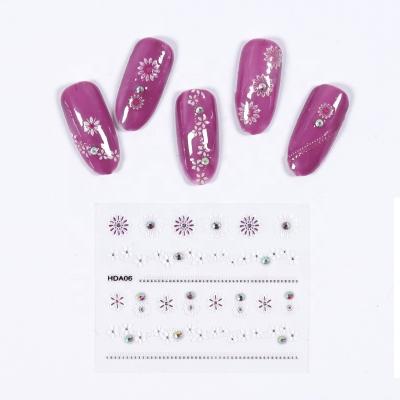 China Custom Wholesale Nail Ticker SHANLE Gold Foil 3d Look Art Sticker 32 Designs High Quality Nail Sticker Nail Sticker For Kids Cartoon for sale