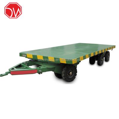 China Medium Duty Rig Trailer Flatbed Trailer For Sale Customized for sale