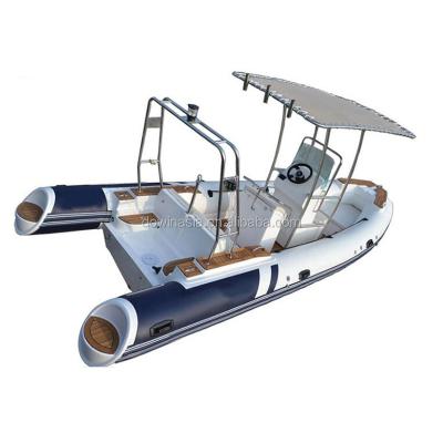 China 0.9mm PVC RIB 330 Military Inflatable Rib 480 580 Boat With Outboard Engine for sale