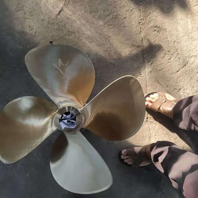 China Alloy 21inches 3 Blades 4 Blades Copper Alloy Propeller Marine for sale