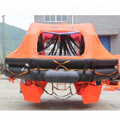 China Marine Life Saving 12 to 25 Person Davit-Launched Inflatable Life Raft for sale