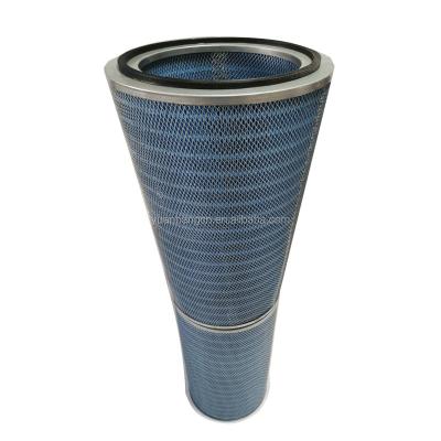 China Dust Collector PUSH HEPA P191281 P191280 Industrial Flame Retardant Dust Filter Cartridge For F9 Gas Turbine for sale