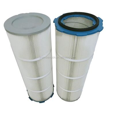 China Building Material Stores Polyester Fiber Filter Element PUSH Dust Filter Cartridge 3290 Chuck Dust Filter for sale